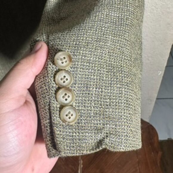 Bespoke Hemrajani Tweed Jacket Sz 42 r - Picture 6 of 6